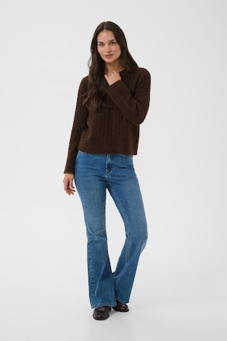Kaffe Pullover 'KAMelanie' in Braun