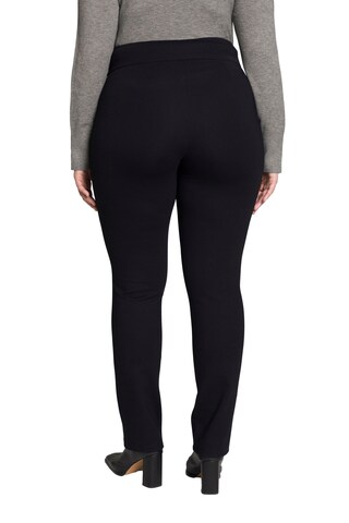 Ulla Popken Regular Broek in Zwart