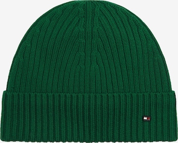 TOMMY HILFIGER Beanie in Green: front