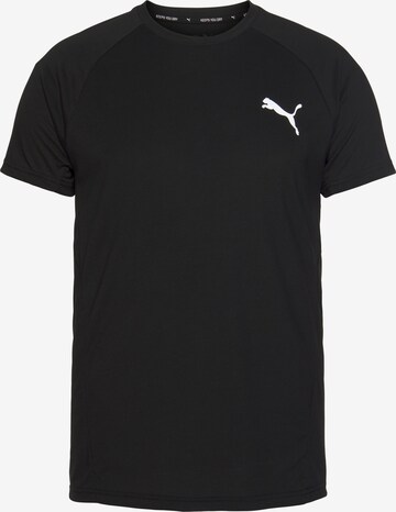 T-Shirt fonctionnel PUMA en noir : devant