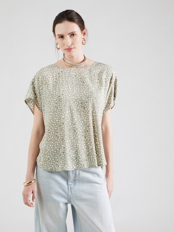 Camicia da donna di QS in verde: frontale