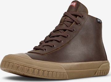 Sneaker alta 'Camaleon 1975' di CAMPER in marrone: frontale