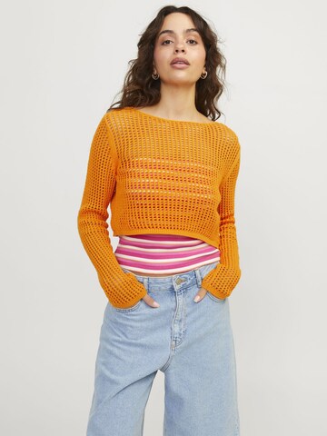 JJXX Sweater in Orange: front