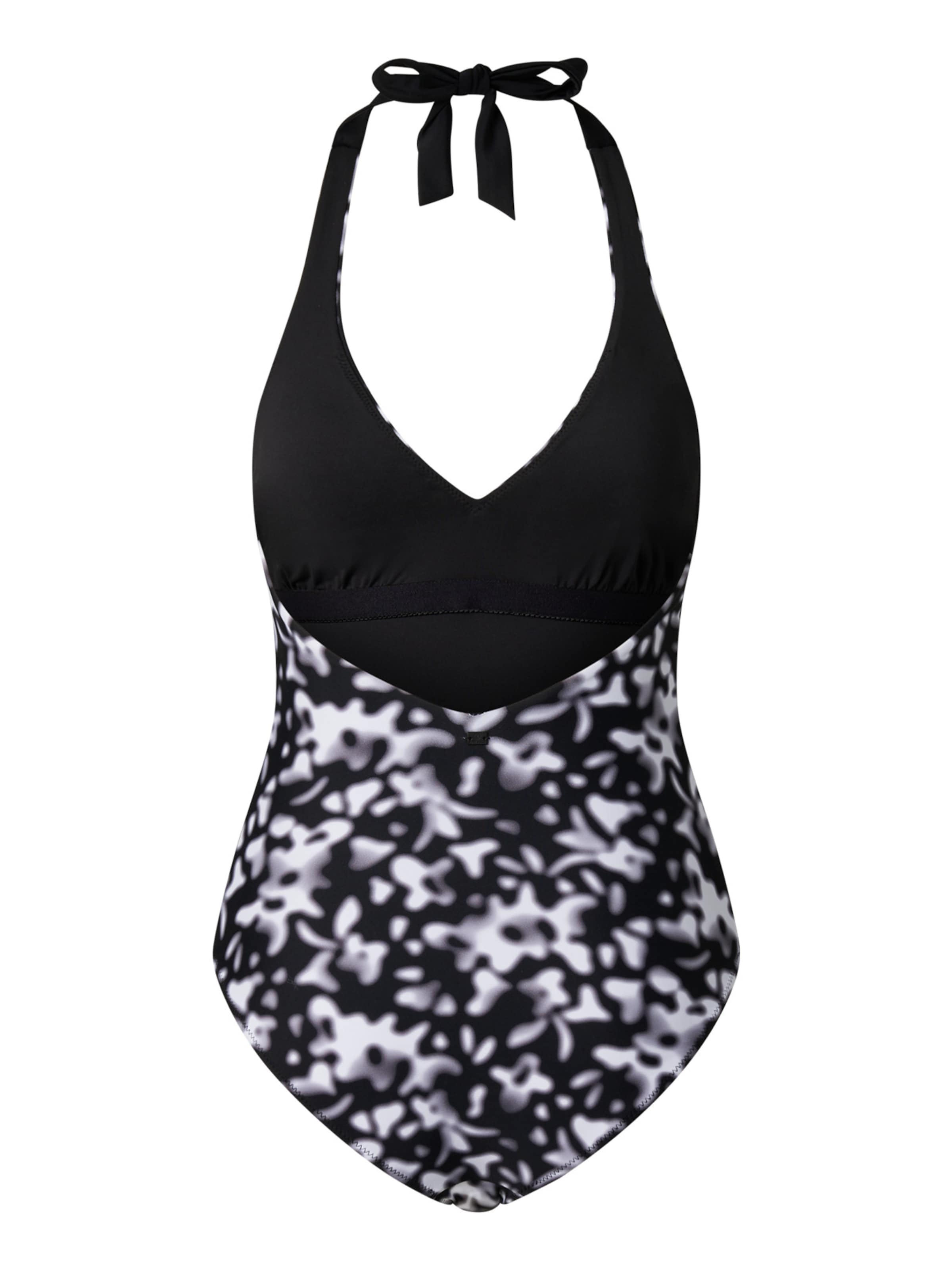 Bogner Fire + Ice High neck Badeanzug 'Zahara' in Schwarz