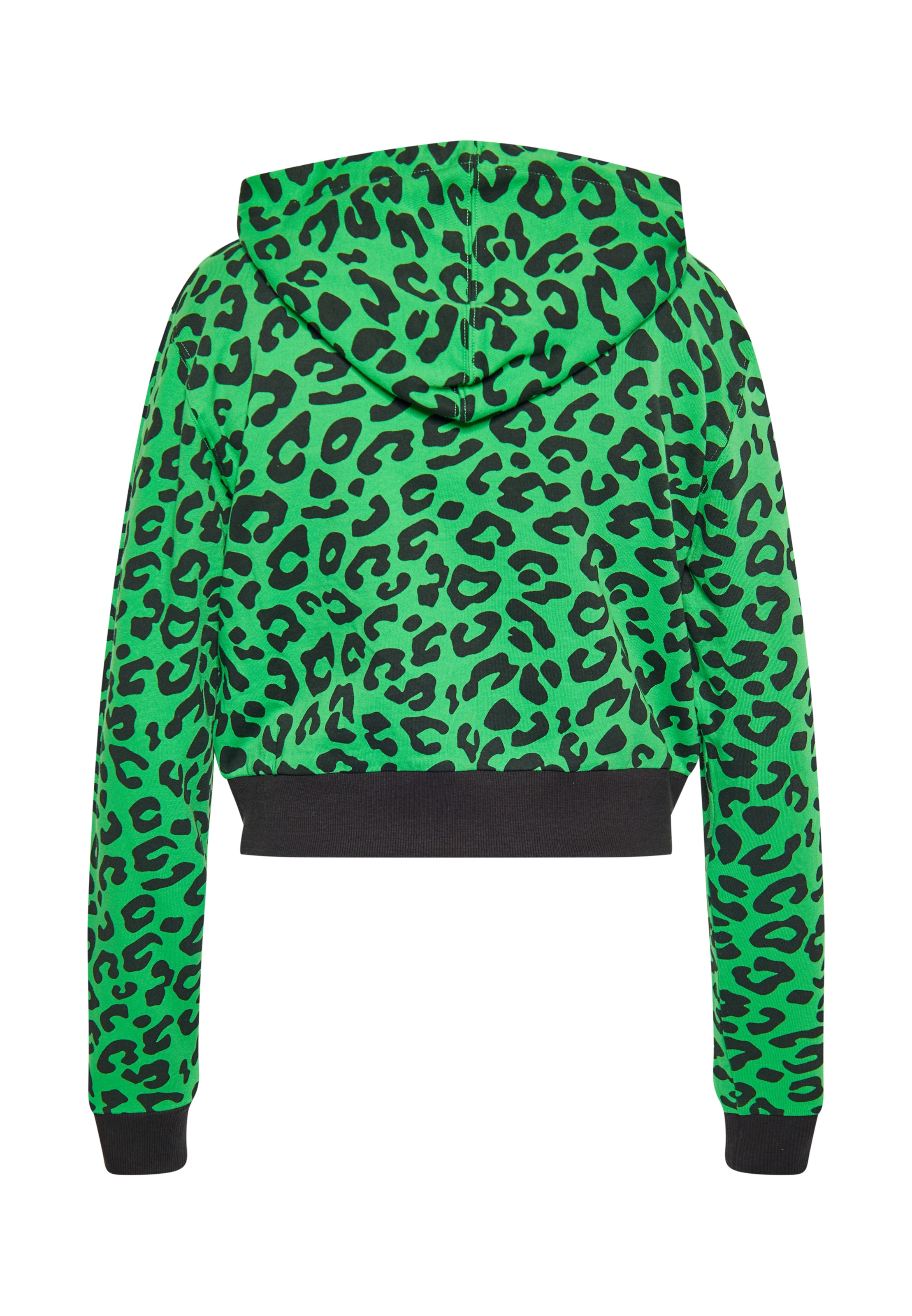 swirly Кофта на молнии в Зеленый