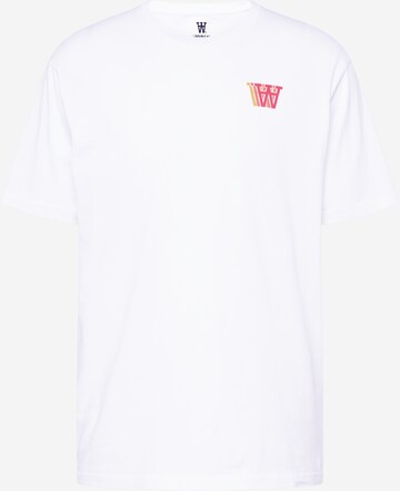 WOOD WOOD - Camisa 'Ace' em branco: frente