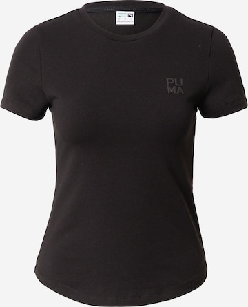 PUMA قميص 'Infuse' بلون أسود: الأمام