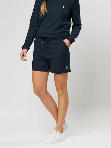 U.S. POLO ASSN. regular Bukser 'Frig' i blå: forside