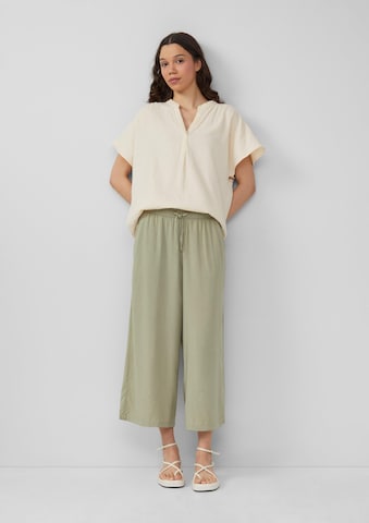 QS Wide leg Broek in Groen
