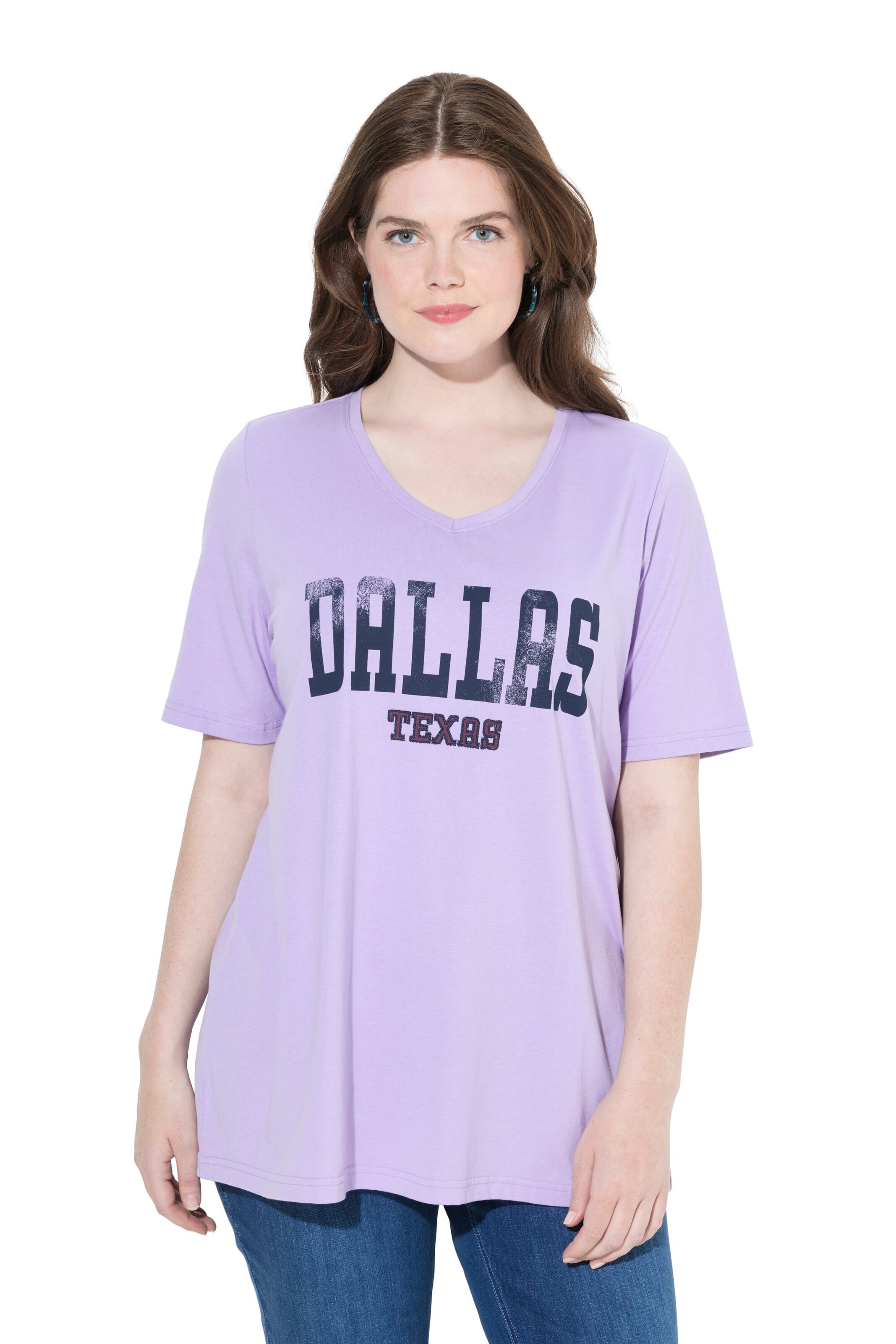 Ulla Popken Shirt in Purple: front