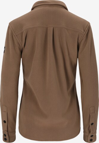 Whistler Athletic Fleece Jacket in Brown