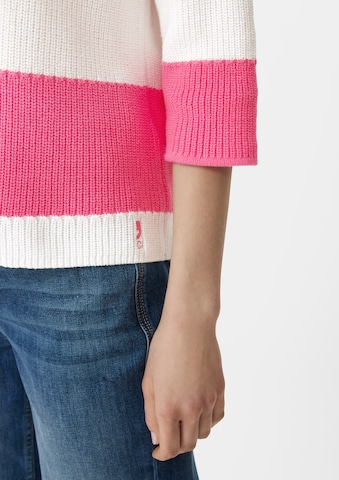 Pull-over comma casual identity en rose