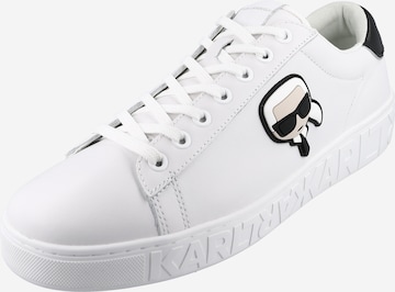 Karl Lagerfeld Platform trainers 'KUPSOLE III' in White: front