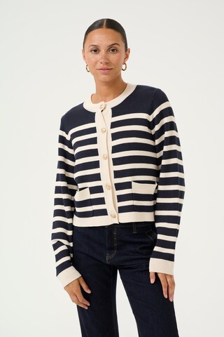 Cardigan CULTURE en bleu : devant