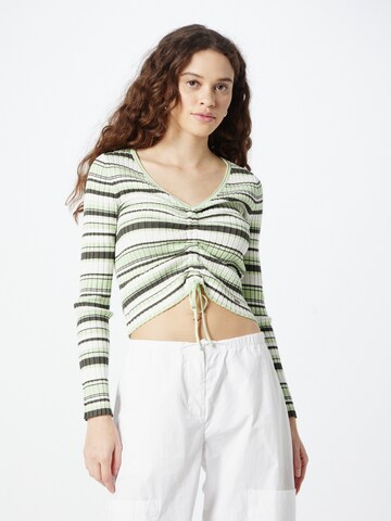 Pull-over 'Dina' Pepe Jeans en vert : devant