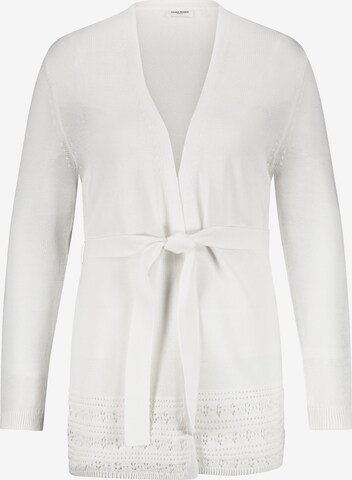 GERRY WEBER Knit Cardigan in White: front