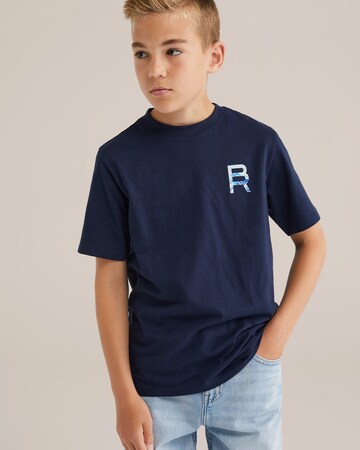WE Fashion Футболка в Синий: спереди