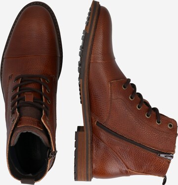 BULLBOXER Lace-Up Boots in Brown