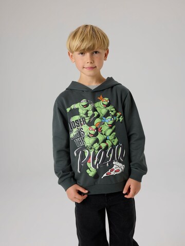 Felpa 'Ninja Turtles' di NAME IT in grigio: frontale