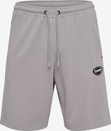 Pantalon Hummel en gris : devant