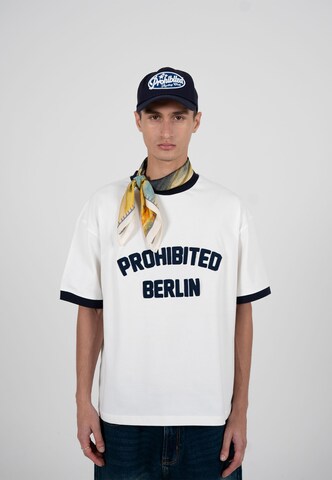 Prohibited - Camisa 'Rush Contrast' em azul: frente