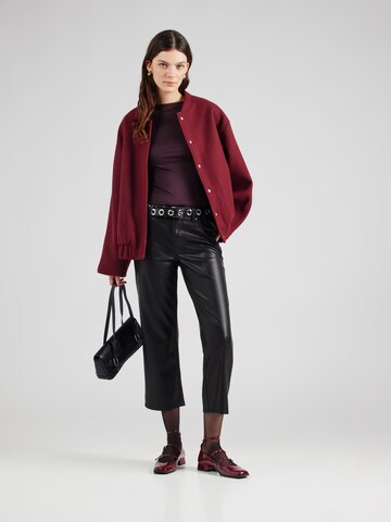 Regular Pantaloni de la TOPSHOP pe negru