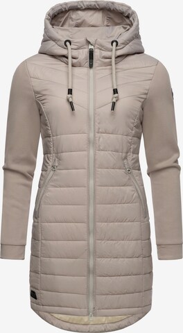 Manteau d’hiver Ragwear en beige : devant