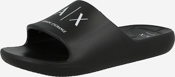 ARMANI EXCHANGE Pantofle – černá: přední strana