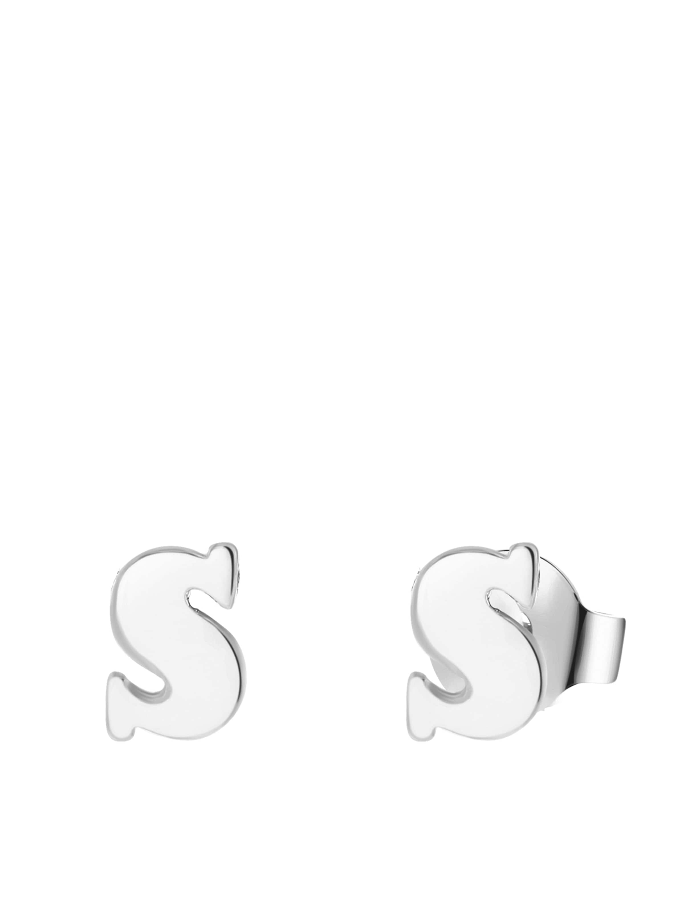 Lucardi Oorbellen in Zilver: voorkant