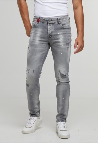 2Y Premium Slim fit Jeans 'Carlos' in Grey: front