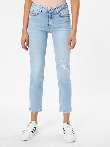 JDY Slimfit Jeans 'Erica' in Blauw: voorkant