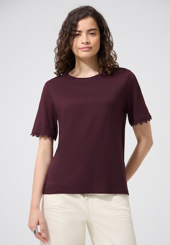 Street One Studio Shirt in Purple: front
