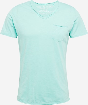 Key Largo Shirt 'WATER' in Blue: front