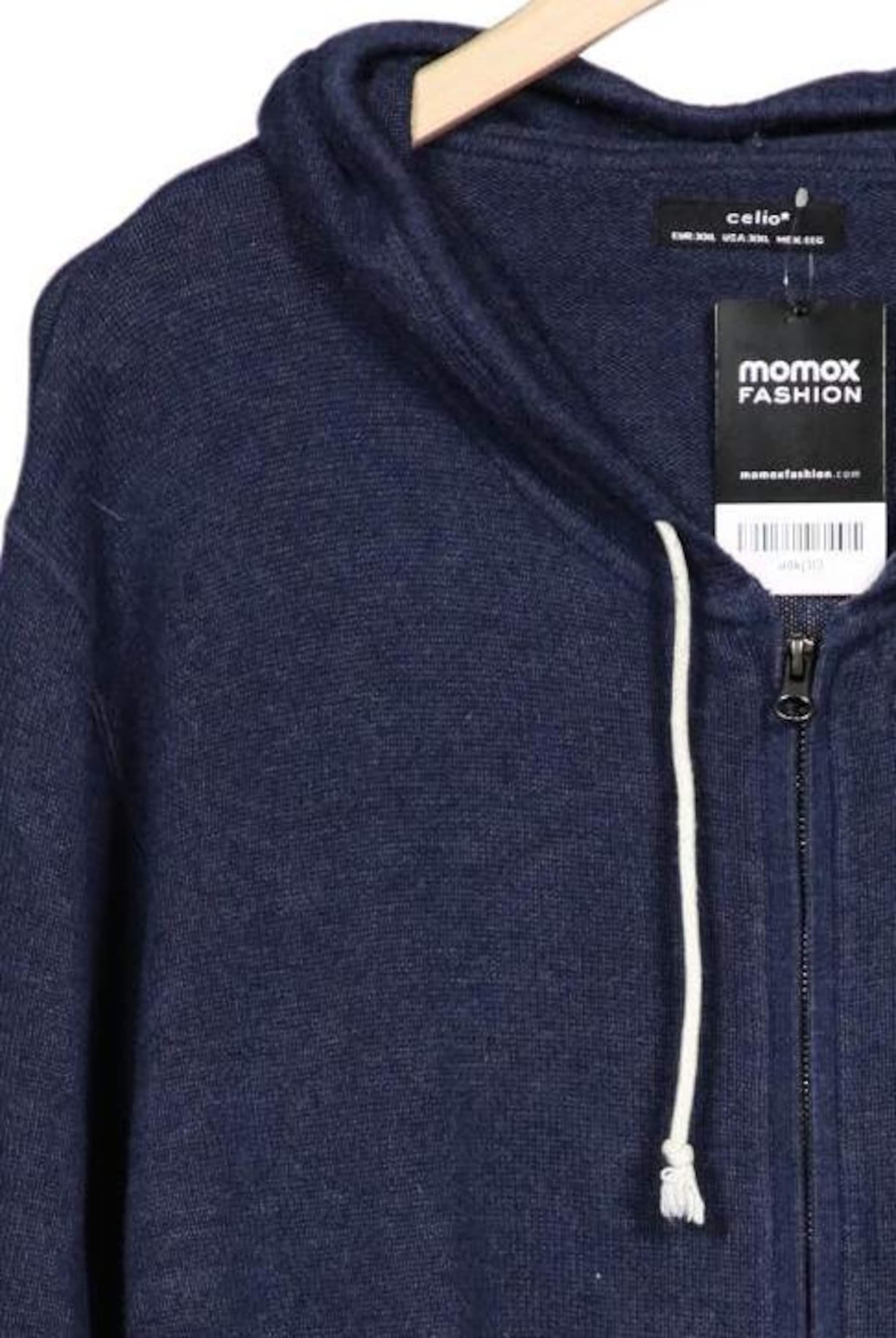 CELIO Strickjacke XXL in Blau