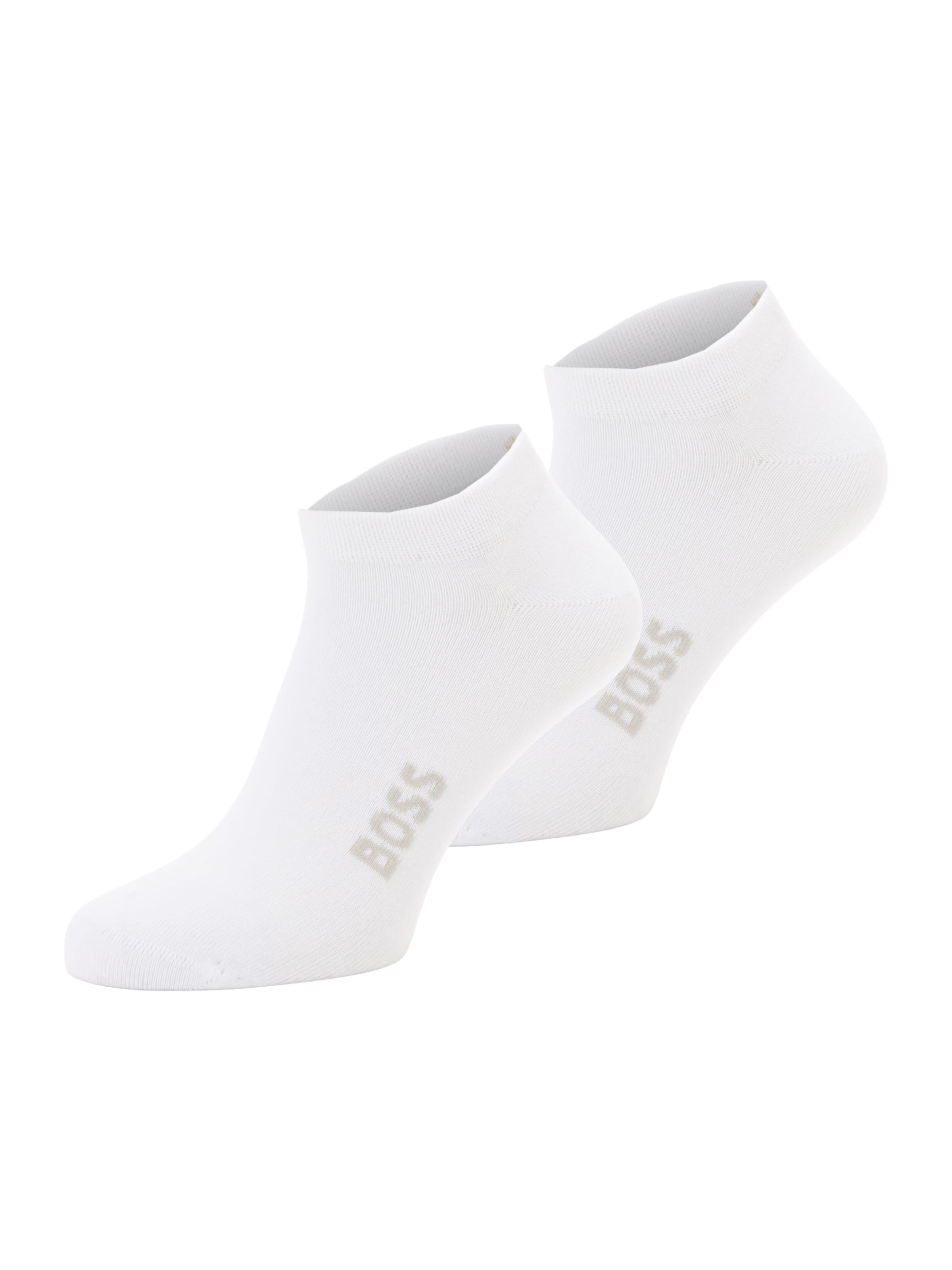 Chaussettes BOSS en blanc : devant