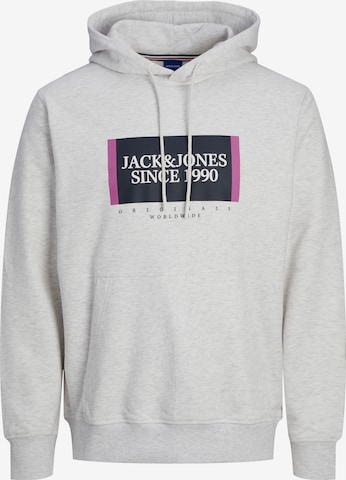 JACK & JONES Sweatshirt 'Lafayette' in White: front