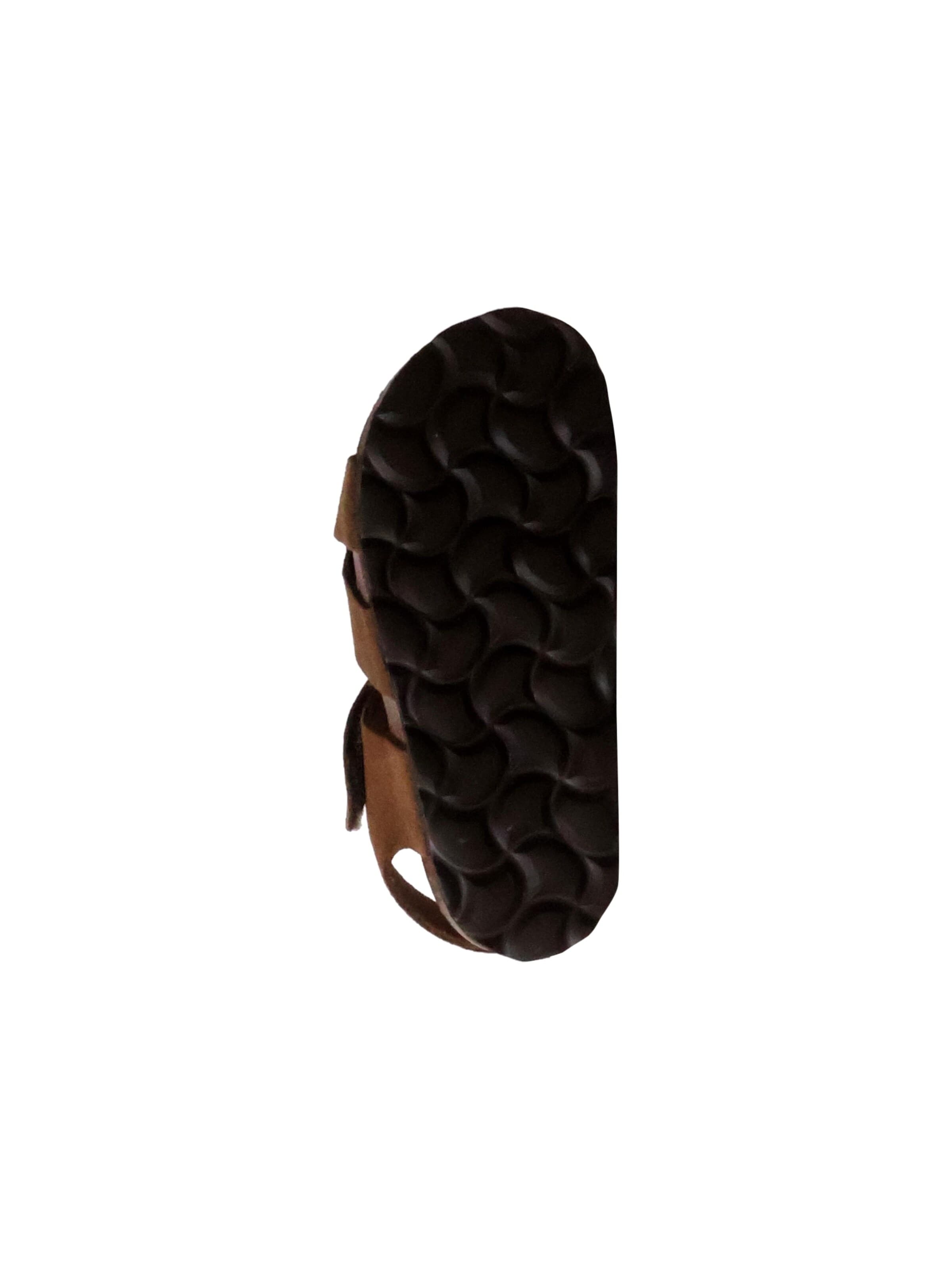 Chaussure basse 'Orion Scratch Leder-Pantoletten für Kinder' The Divine Factory en marron