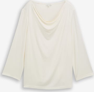TOM TAILOR Shirt in Weiß: Vorderseite