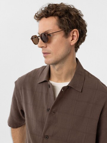 Antioch - Comfort Fit Camisa 'Antonia' em castanho