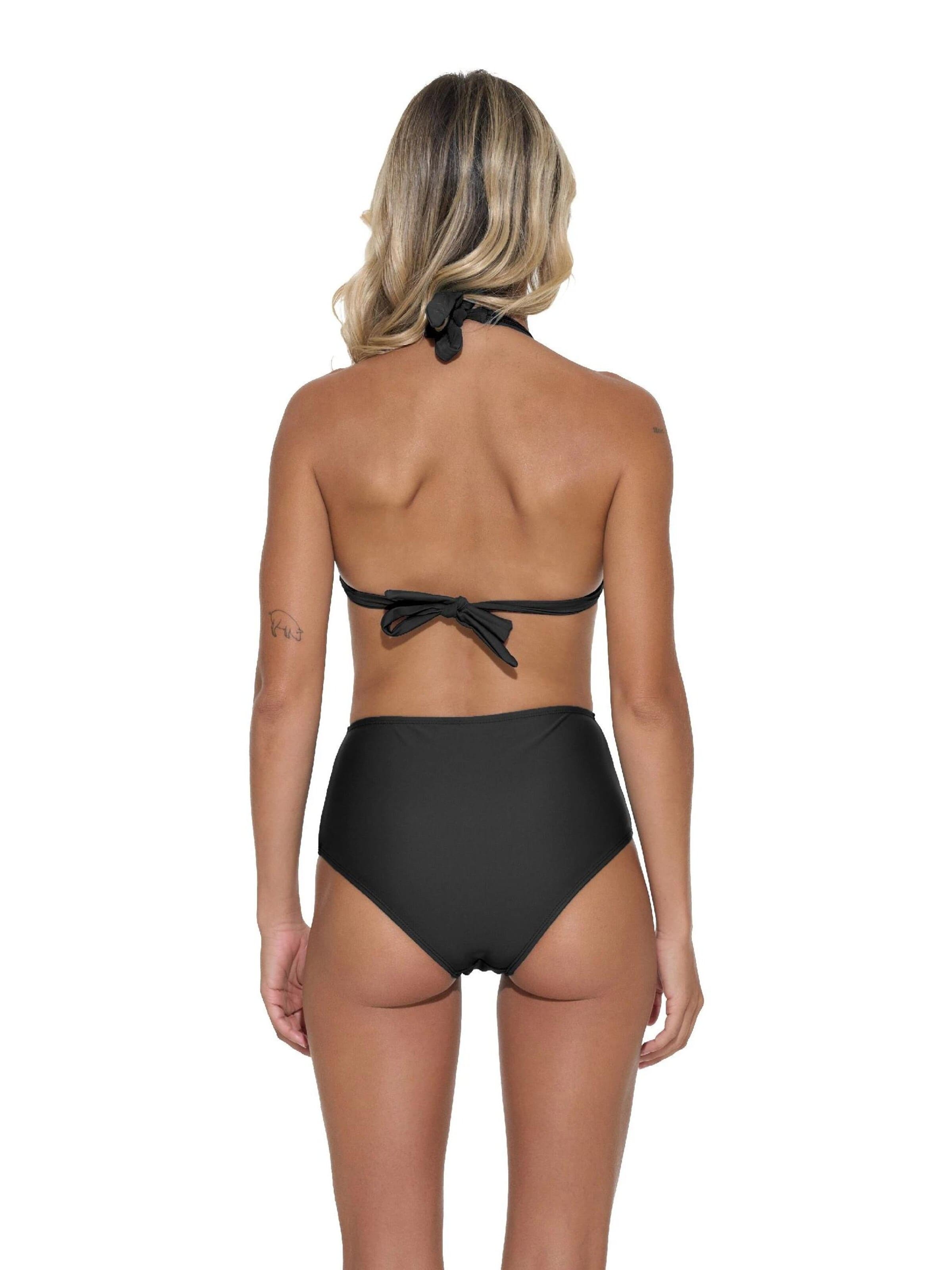 69Slam - Braga de bikini 'BRAGUITA BIKINI TALLE ALTO ALANA NEGRA' en negro
