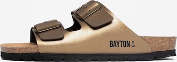 Bayton - Zapatos abiertos 'Atlas' en bronce: frente
