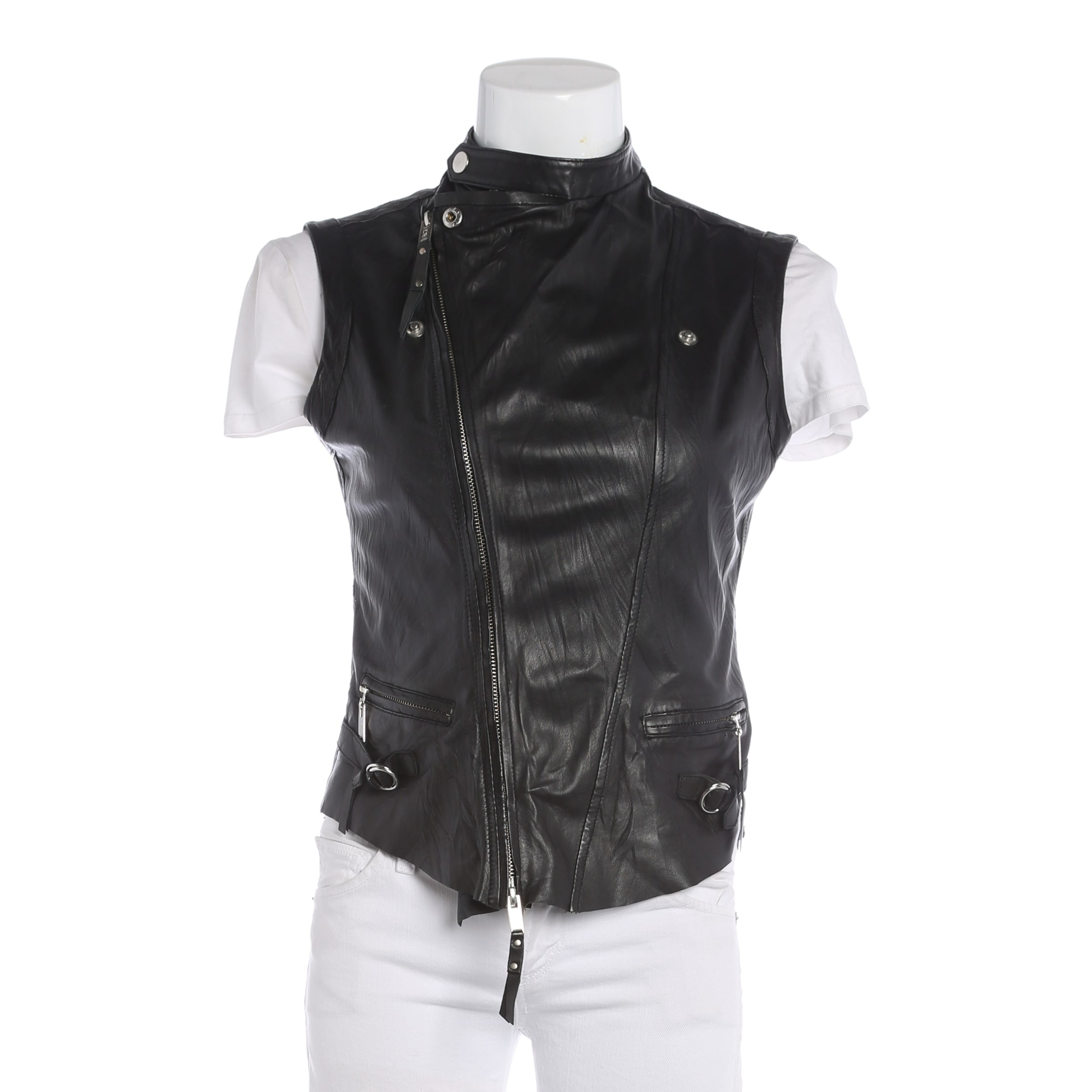 High Use Vest in S in Black: front
