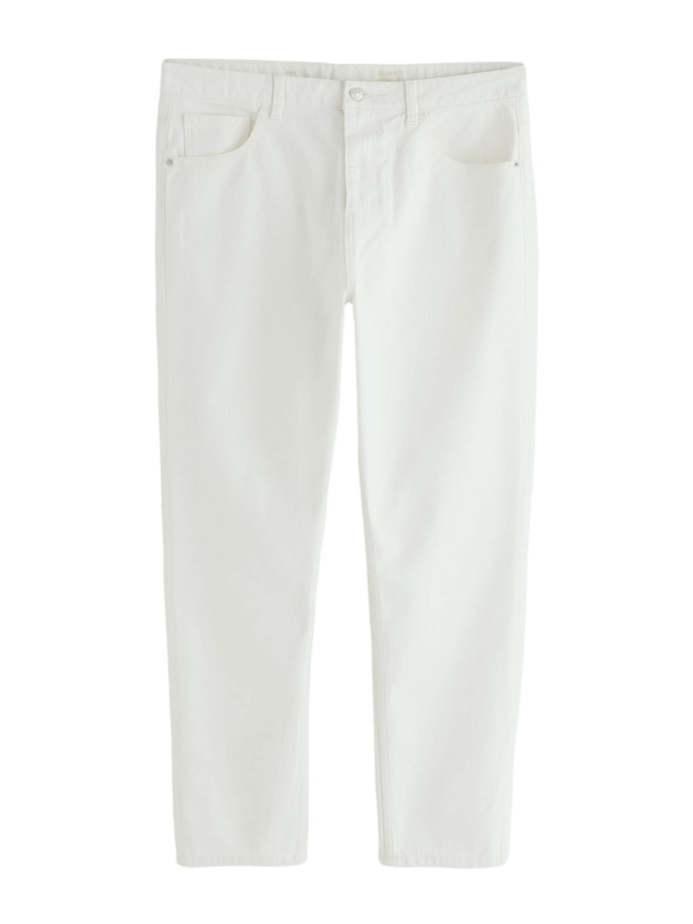 Next Slimfit Jeans in Weiß: Vorderseite
