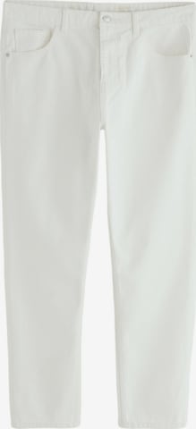 Coupe slim Jean Next en blanc : devant