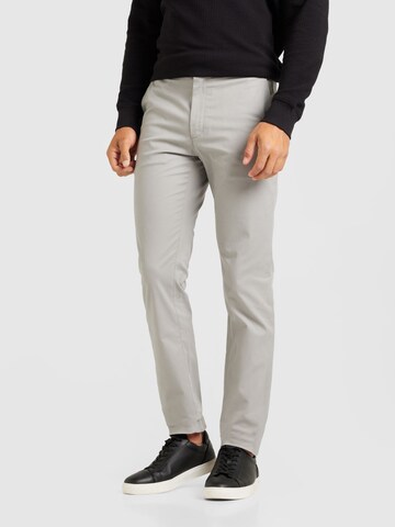 Calvin Klein Slimfit Chino hlače | siva barva: sprednja stran
