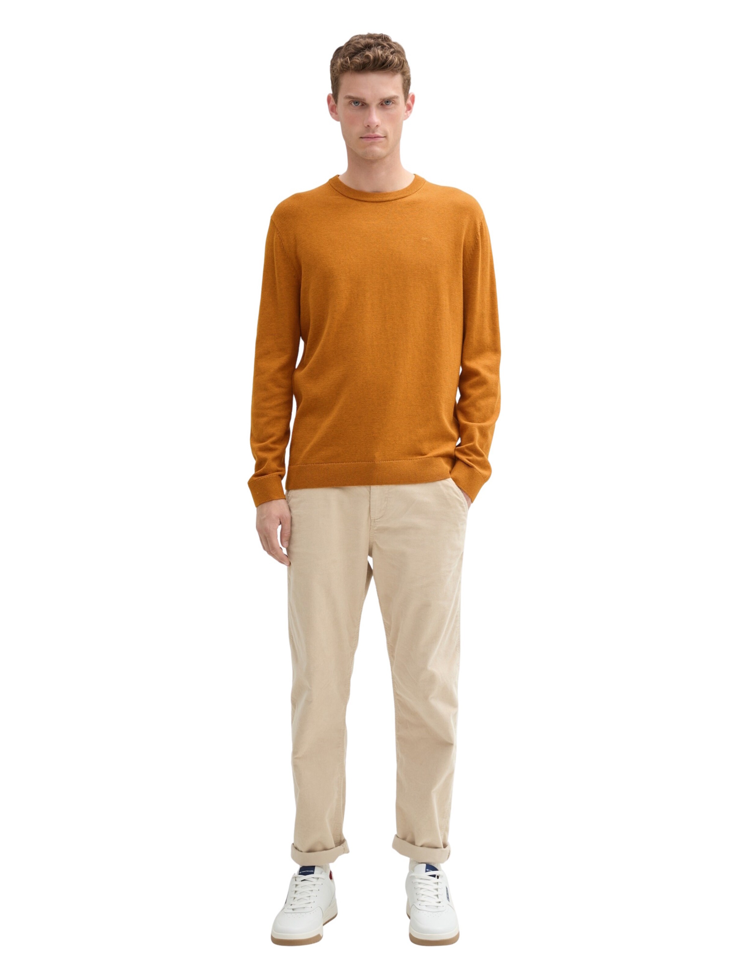 TOM TAILOR Sweater in Brown