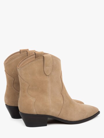 Estro Ankle Boots '1079-1'‌‌‌‌‌‌‌ in Beige