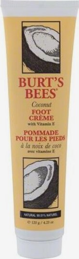 BURT'S BEES Fußpflege 'Coconut Foot Cream' in gelb, Produktansicht