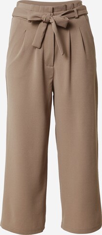 JDY Pleat-Front Pants 'Tanja' in Grey: front