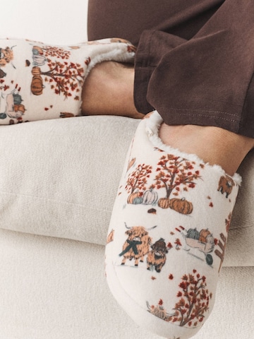 Next - Zapatillas de casa en beige